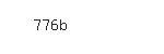 Captcha: 776b