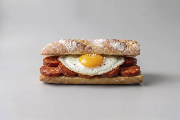 Bocadillo de Chorizo y Huevo