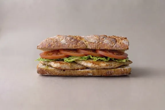 Bocadillo de Pollo y Vegetales