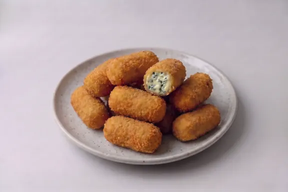 Croquetas de queso azul
