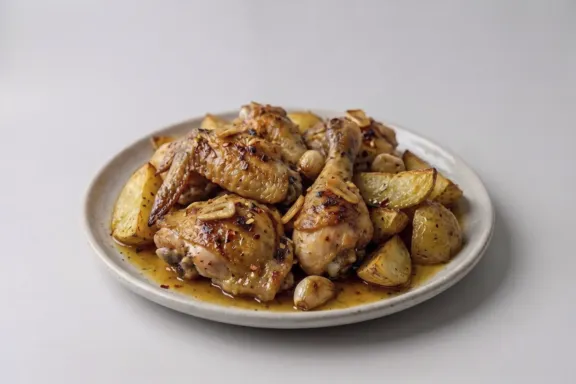 Pollo al ajillo